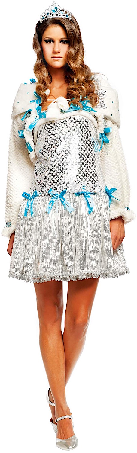 Costume carnevale - PATTINATRICE SUL GHIACCIO